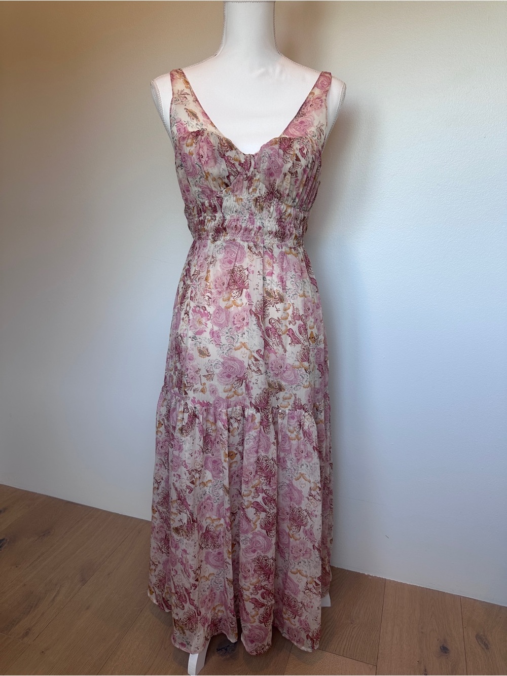 Floret Studios Floral Maxi Dress – Size Small